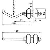 Троллеедержатель ДТ-12Б-1 У2