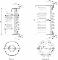 Покрышки для маломасляных выключателей ПВМо-35 Б О1; ПВМг-35 Б О1
