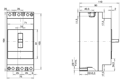 Выключатели автоматические / Выключатели автоматические серии АЕ 2040