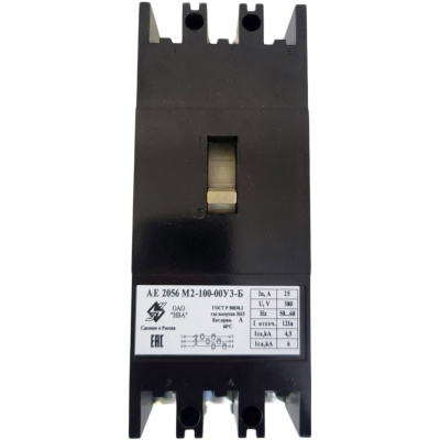 Выключатель автоматический 3ф  АЕ 2056ММ 80А
