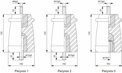 Изоляторы опорные ИО-10-3,75 IV У3; ИО-10-3,75 V У3; ИО-10-3,75 VI У3